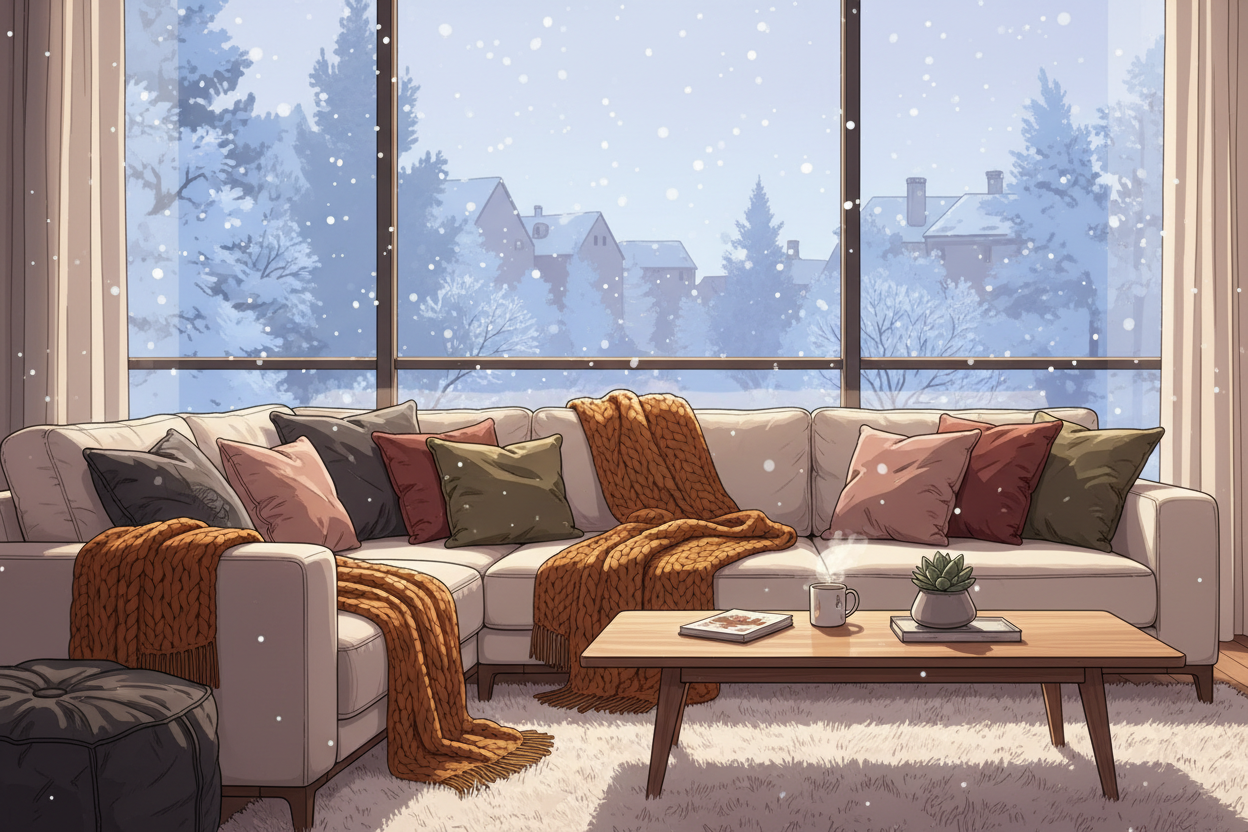 Yoga cocooning d’hiver : créer un refuge émotionnel après les fêtes