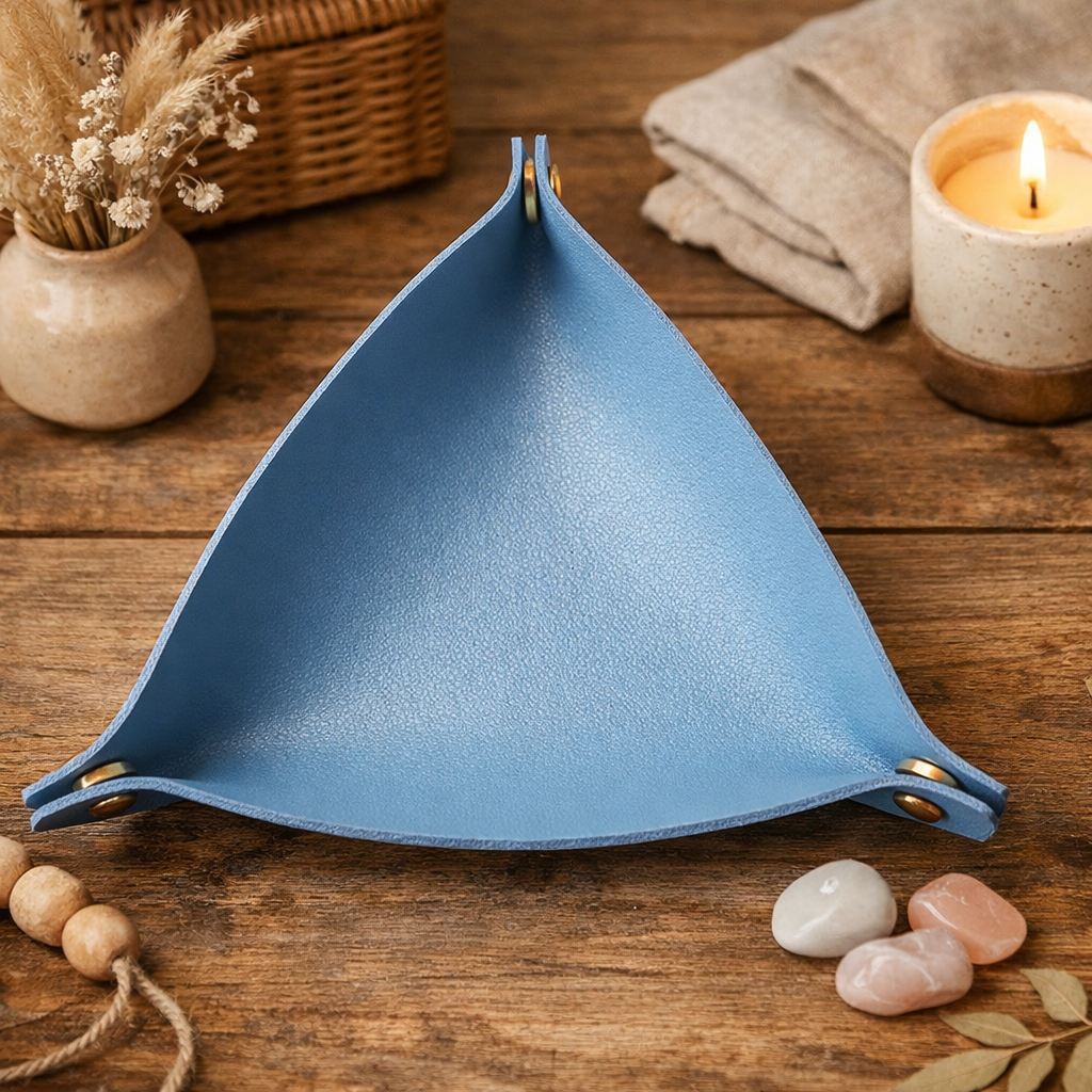 Vide-Poche Pliable [Cuir PU] - Organisateur de Bureau