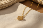 Pendentif Double Cœur Brillant