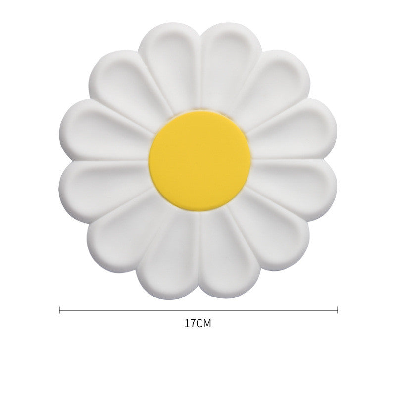 Dessous de Plat [Silicone Alimentaire] - Isolation Thermique - Motif Fleur