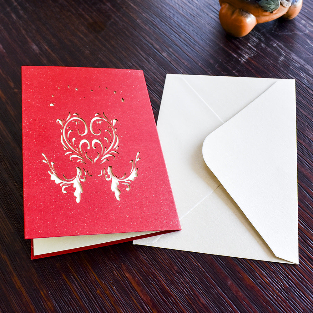 3D greeting card wedding anniversary card