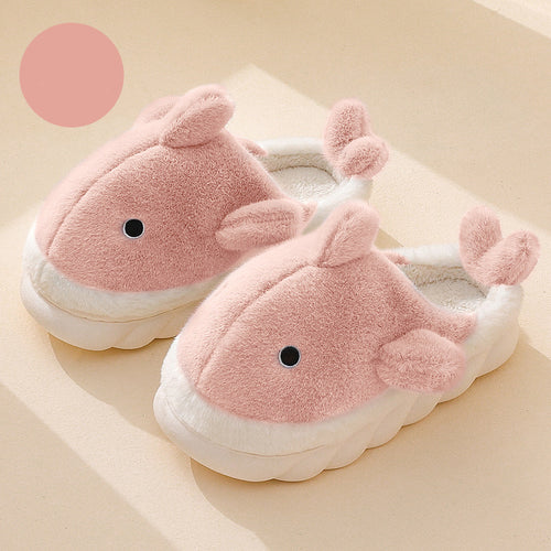 Chaussons Requin en Peluche – Chaussons d’Intérieur Fun, Chauds et Ultra Confortables