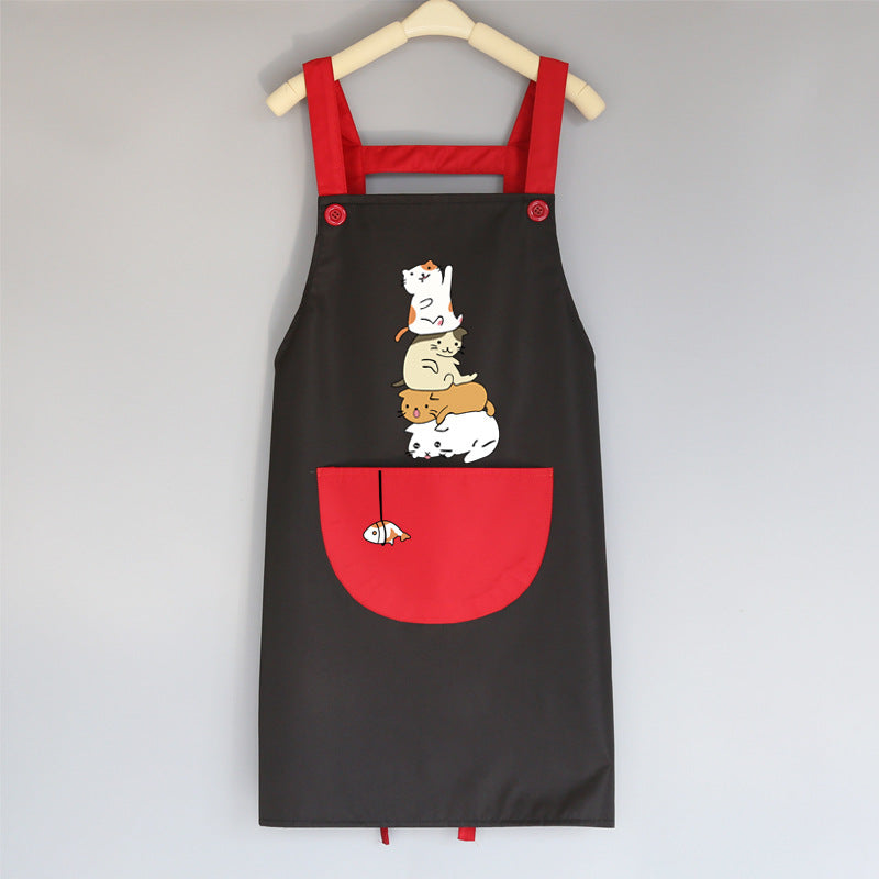Tablier de Cuisine Adulte – Tablier Imperméable, Cartoon et Pratique pour Maison