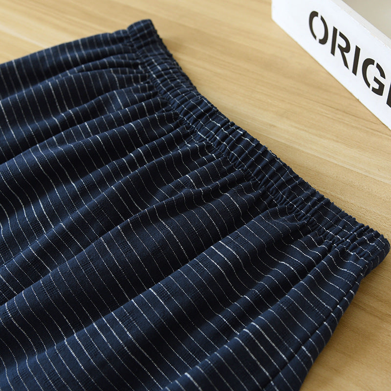 Pyjama Kimono Couple en Coton – Homewear Japonais Léger & Confortable Printemps-Été