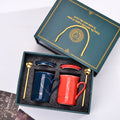 Coffret Tasses Couple en Céramique – Cadeau Romantique pour Mariage, Anniversaire & Amoureux
