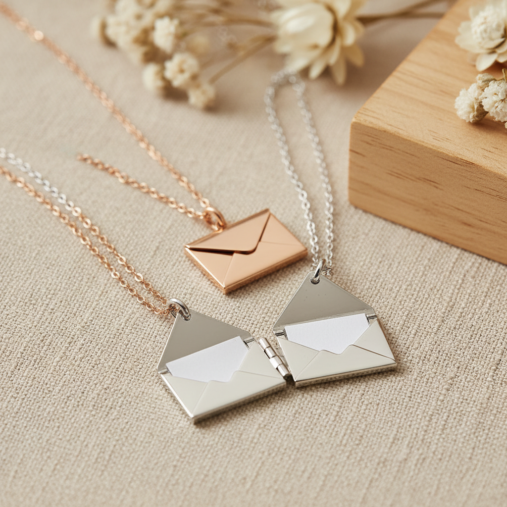 Collier enveloppe pour nos chéri(e)s