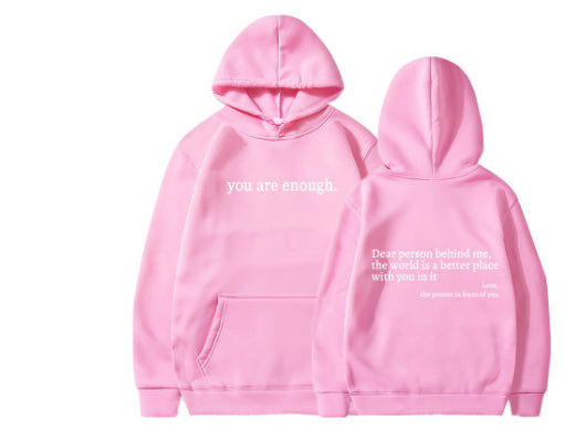 Hoodie Unisexe [Polyester/Coton] - Imprimé Dorsal - Poche Kangourou