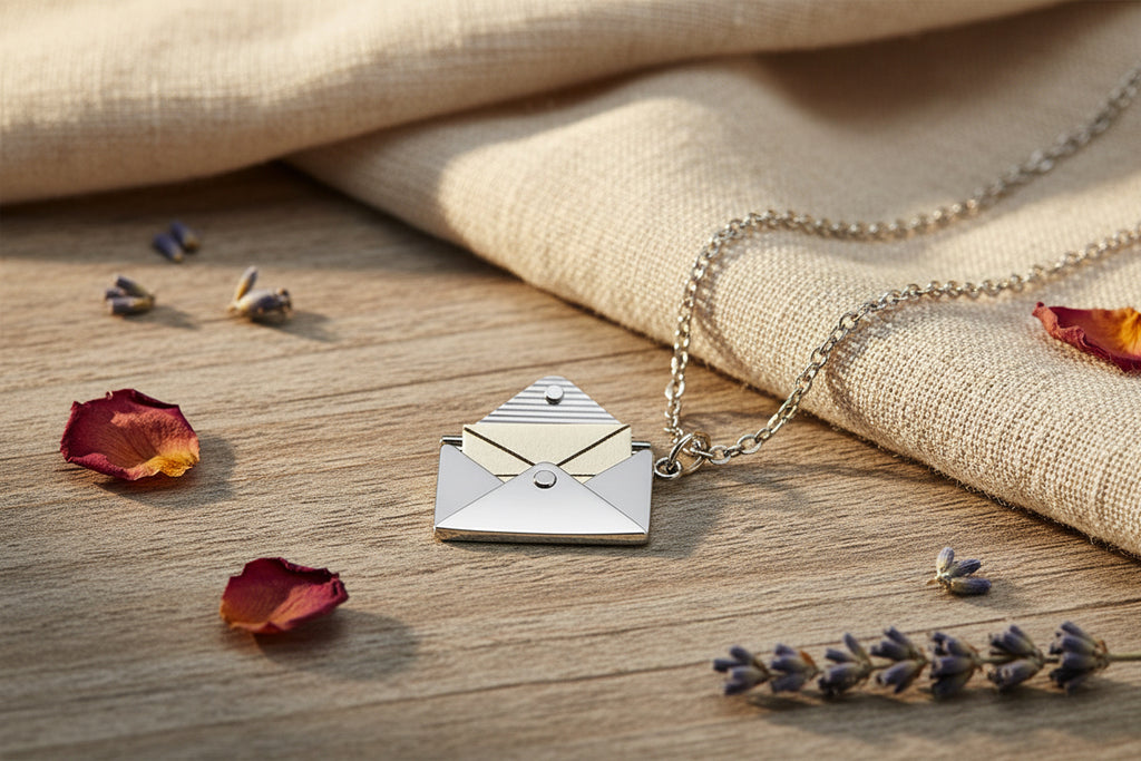 Collier enveloppe pour nos chéri(e)s