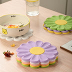 Dessous de Plat [Silicone Alimentaire] - Isolation Thermique - Motif Fleur